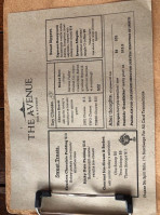 465 The Avenue menu