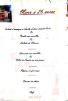 Des Chineurs menu