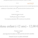 Hôtel Le Moulin De La Beune Au Vieux Moulin Cardápio