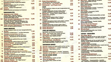 Restaurant Korfu Vassilakis Spiridon menu