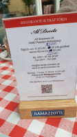 Ristorante & Trattoria Al Dente menu