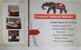 Copper Spice Navan menu