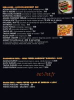 Adana Grill menu