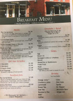 Cornerstone Brewing Company menu