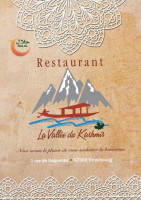 La Vallee Du Kashmir menu
