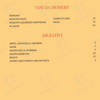 La Dispensa menu