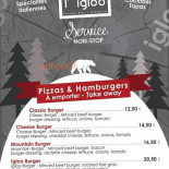 L'igloo Cardápio