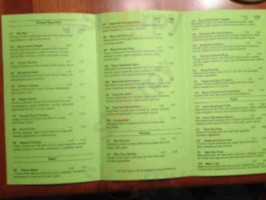 Asian Express menu