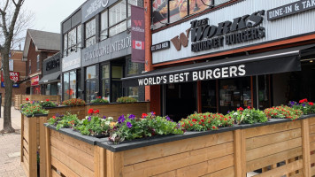 The Works Gourmet Burger Bistro outside