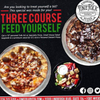 Fine Folk Pizza food