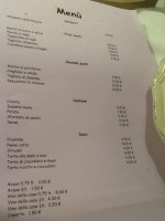 Vecchia Osteria La Pergola menu