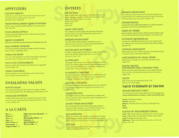 La Providencia Mexican menu