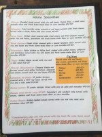 Maria's Mexican Kitchen menu