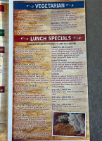 Maria's Mexican menu