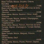 O Plat 'zza Cardápio
