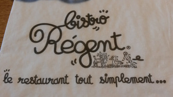 Bistro Regent food