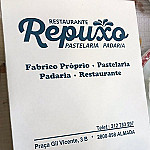 Pastelaria Repuxo menu