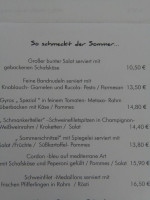 Essenziell menu