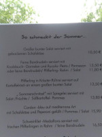 Essenziell menu