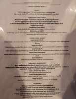 Grasshopper Irish Pub menu