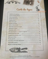 Les Copains D'abord menu