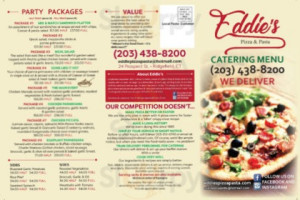 Eddie's Pizza Pasta menu