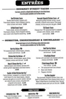 Tumbleweed Tex Mex Grill Margarita menu