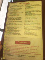El Palomar menu