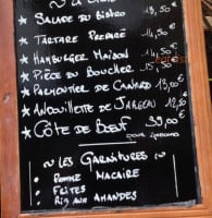 Le Bergerac menu