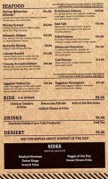 The Brick House menu