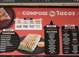 Tacos N Crepes menu