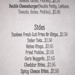 Tastee's Cardápio