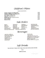 La Familia Mexican menu