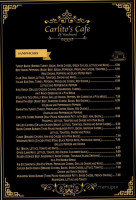 Carlito's Cafe menu