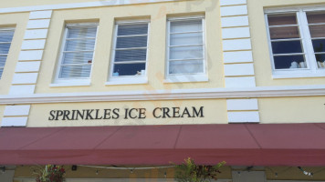 Sprinkles Ice Cream And Sandwich outside