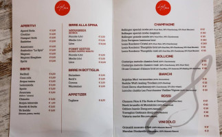 La Spia menu