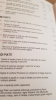 La Finestra Treviso menu