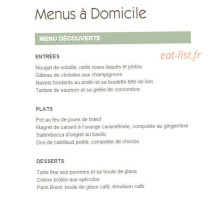 La Pierre à Clous menu