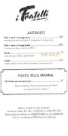 I Fratelli E La Mamma menu