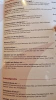 Schleusengarten menu
