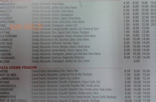 La Pizza Del Fratello menu