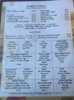 Minute Cafe menu