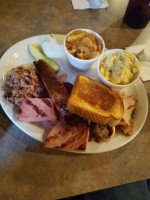 Hickory House Barbeque food