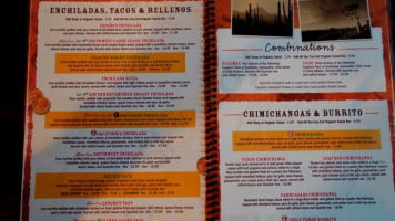 Espana's Southwest Grill menu