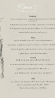 Flaneur Fattoria Con Cucina menu