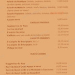 Le Rustique Cardápio