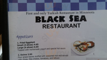 Black Sea menu