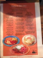 Las Trancas Mexican menu