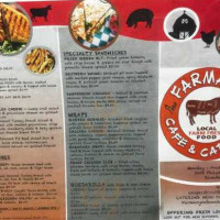 Farmacy Cafe And Catering menu