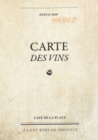 Le Cafe de la Place menu